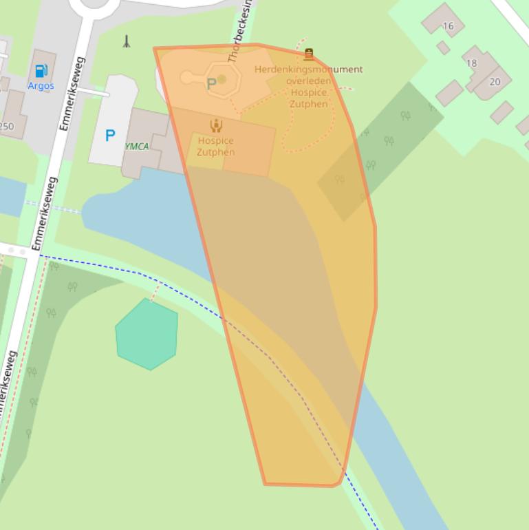 Kaart van postcodegebied 7204KS.