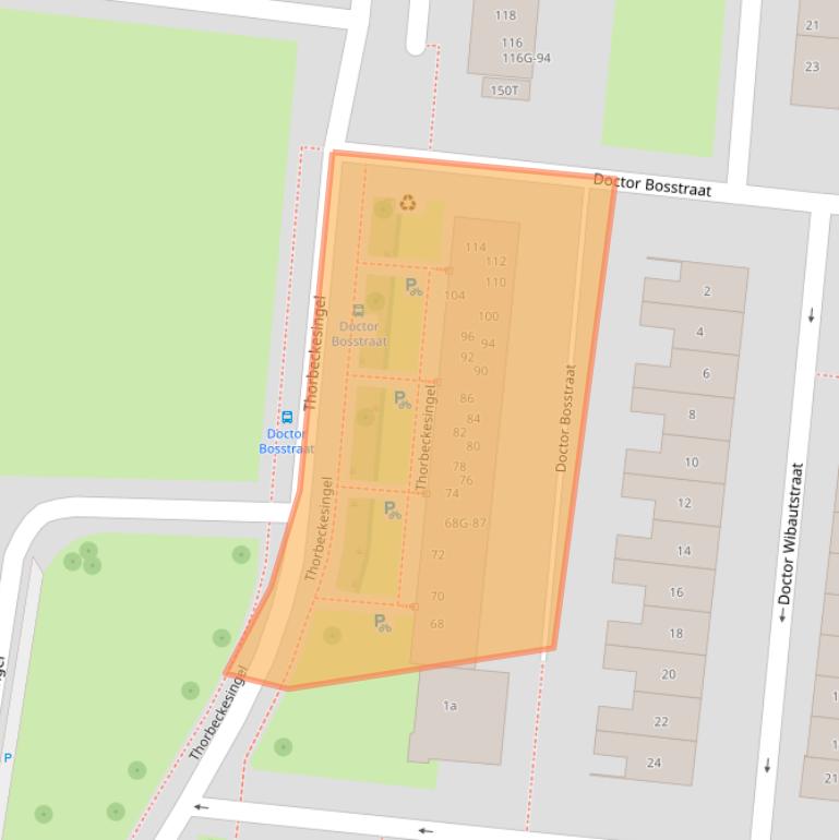 Kaart van postcodegebied 7204KV.