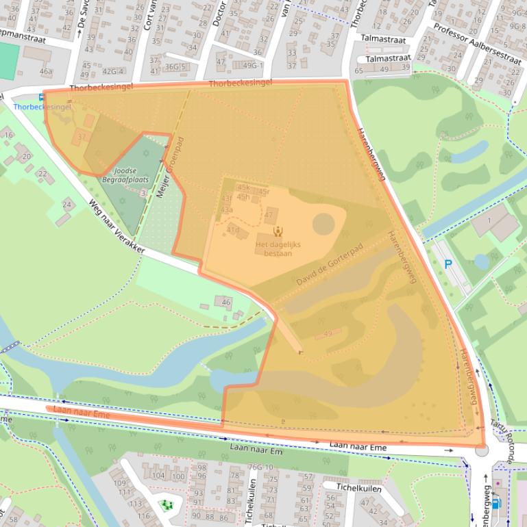Kaart van postcodegebied 7204LA.