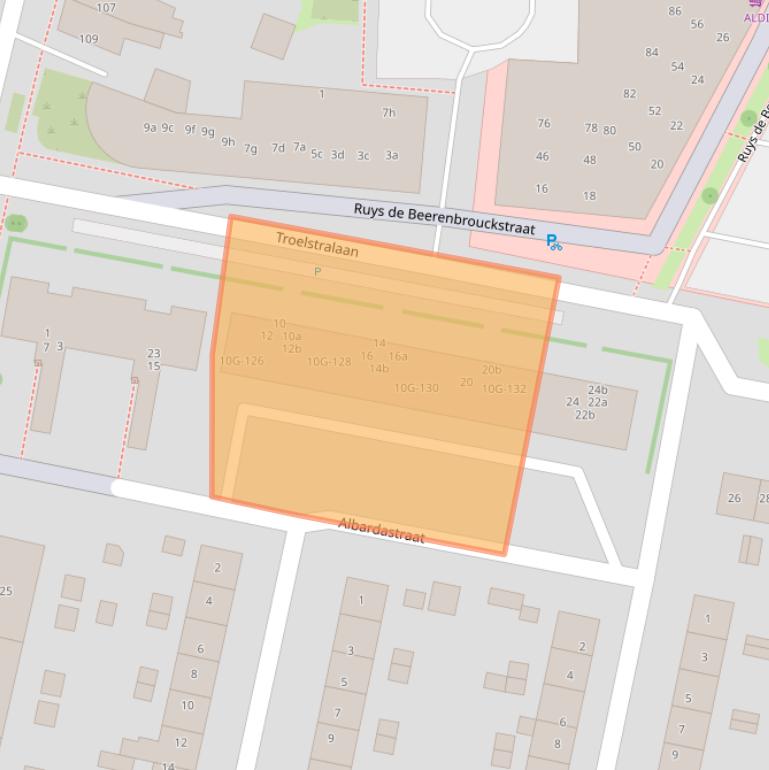 Kaart van postcodegebied 7204LD.