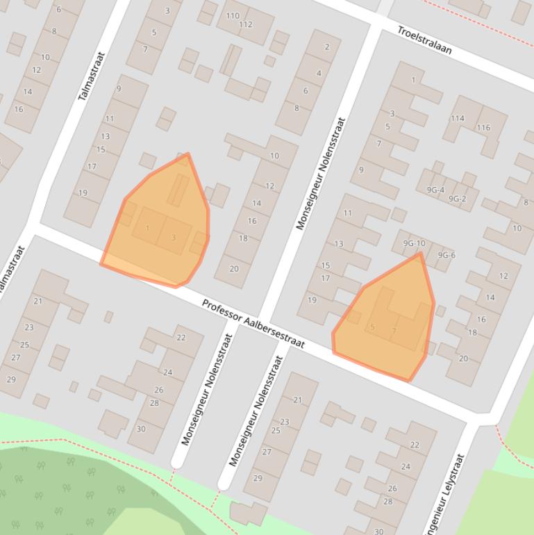 Kaart van postcodegebied 7204LR.