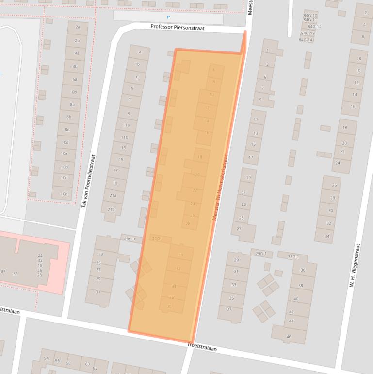 Kaart van postcodegebied 7204MZ.