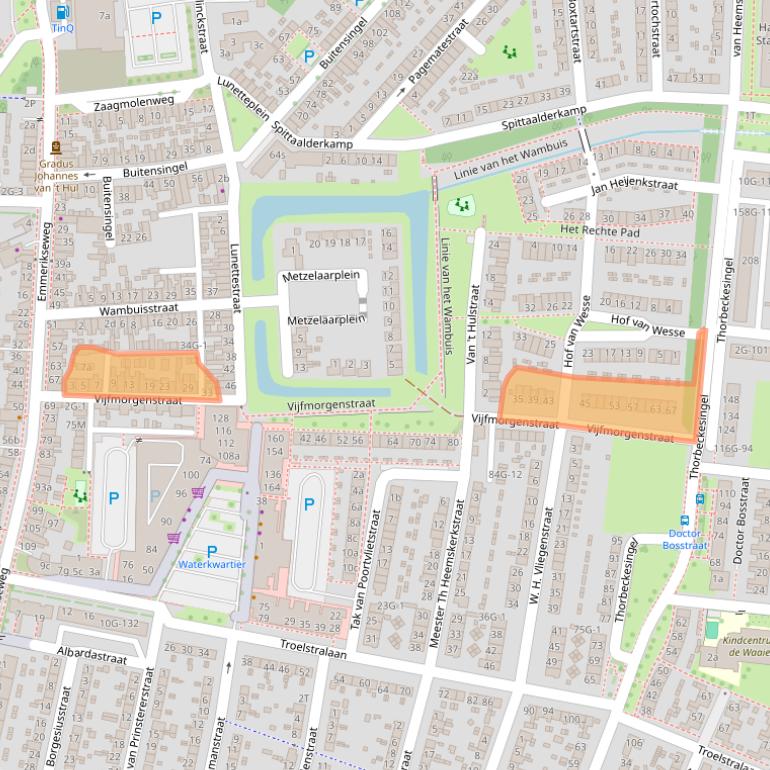 Kaart van postcodegebied 7204ND.