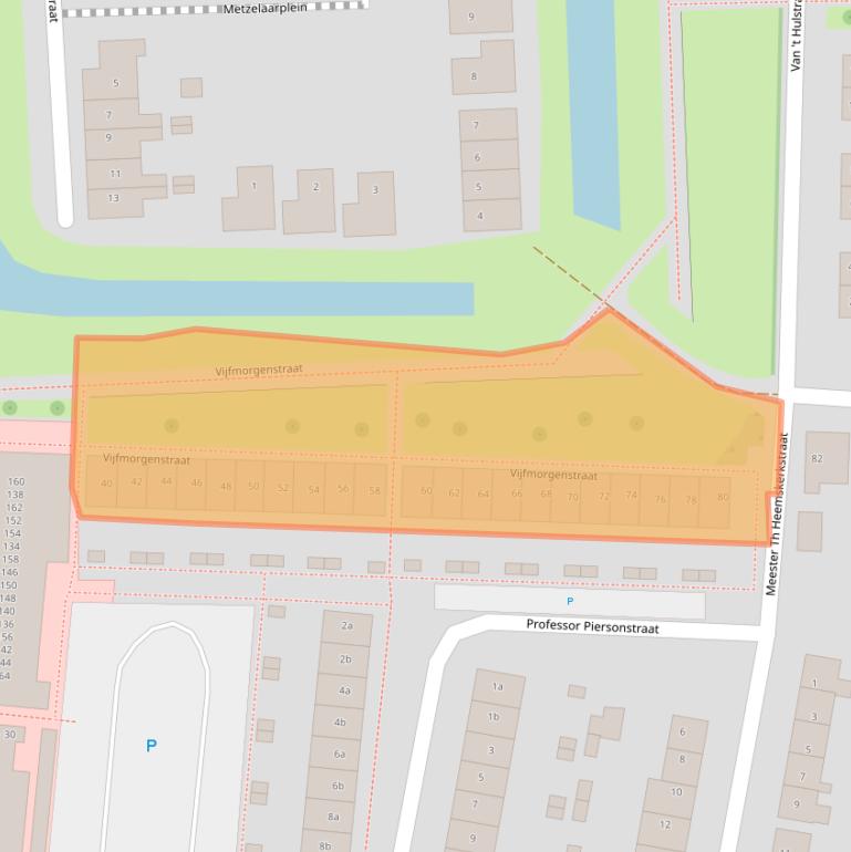 Kaart van postcodegebied 7204NH.