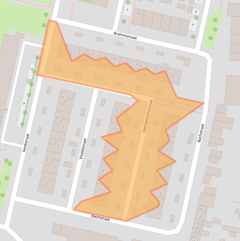 Kaart van postcodegebied 7204NV.