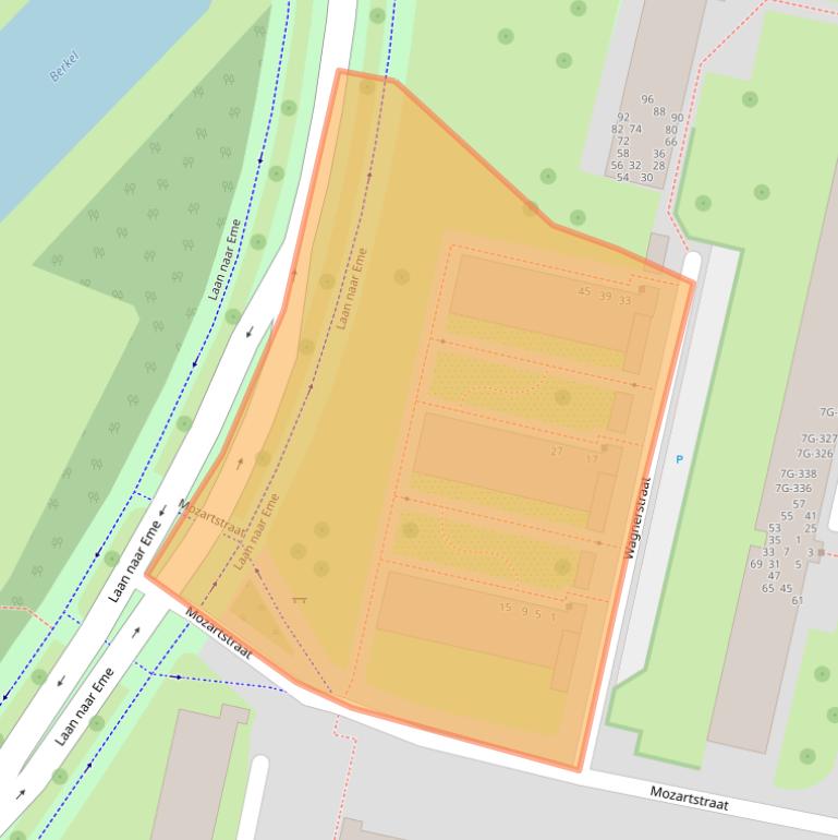 Kaart van postcodegebied 7204PA.