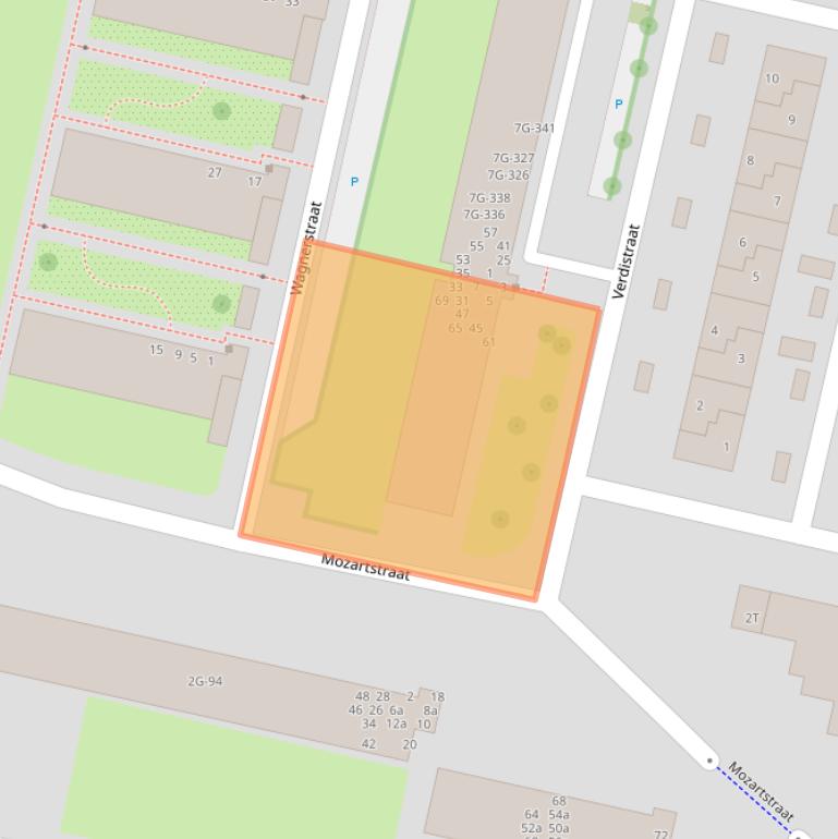 Kaart van postcodegebied 7204PB.