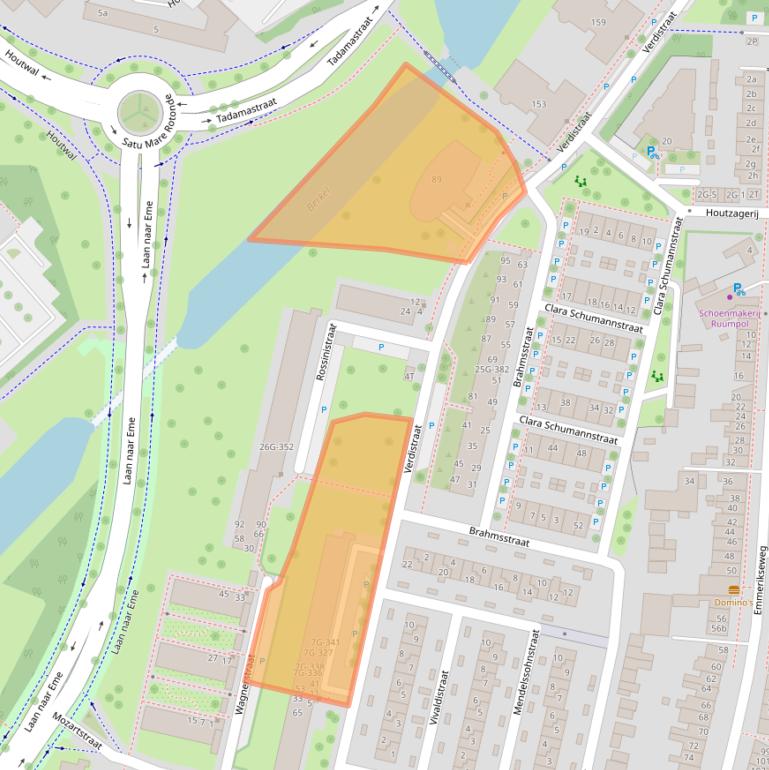 Kaart van postcodegebied 7204PC.
