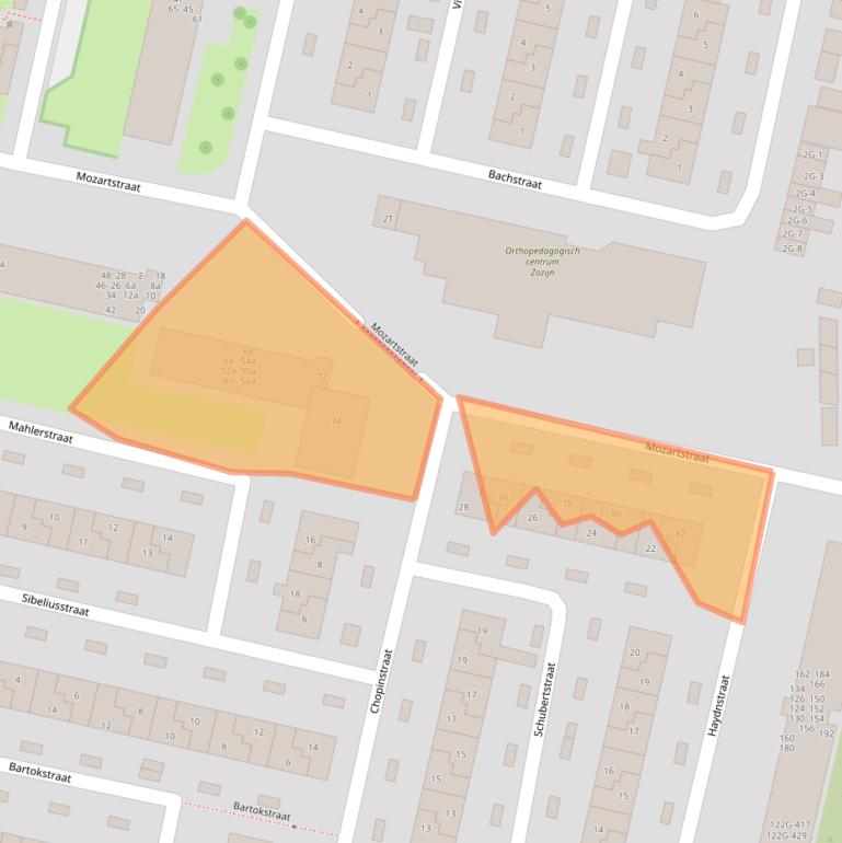 Kaart van postcodegebied 7204PG.