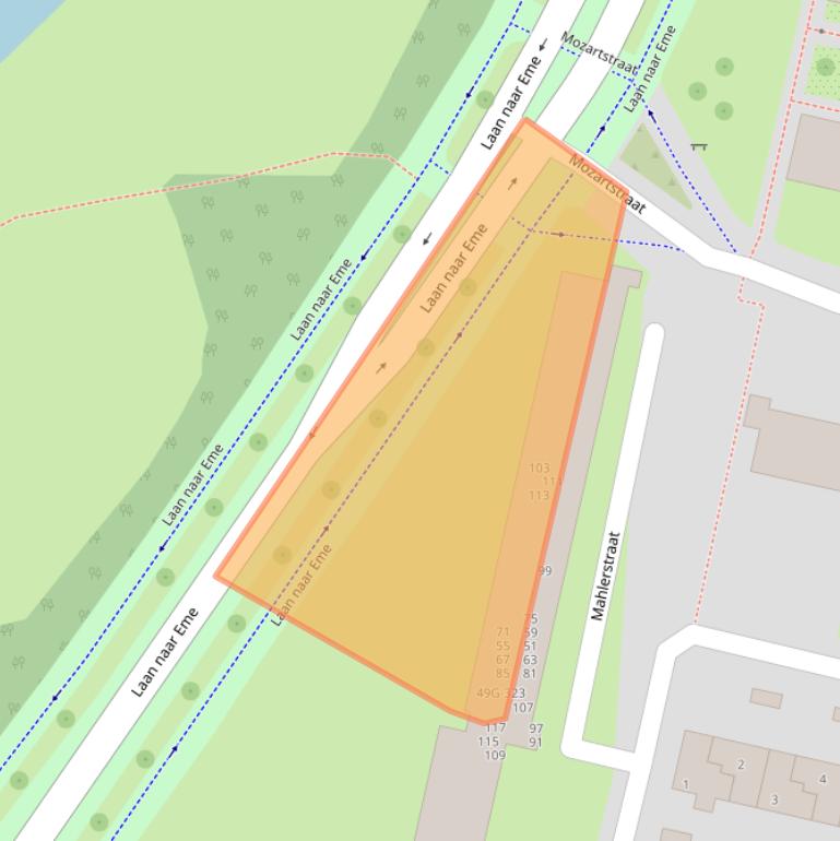 Kaart van postcodegebied 7204PL.