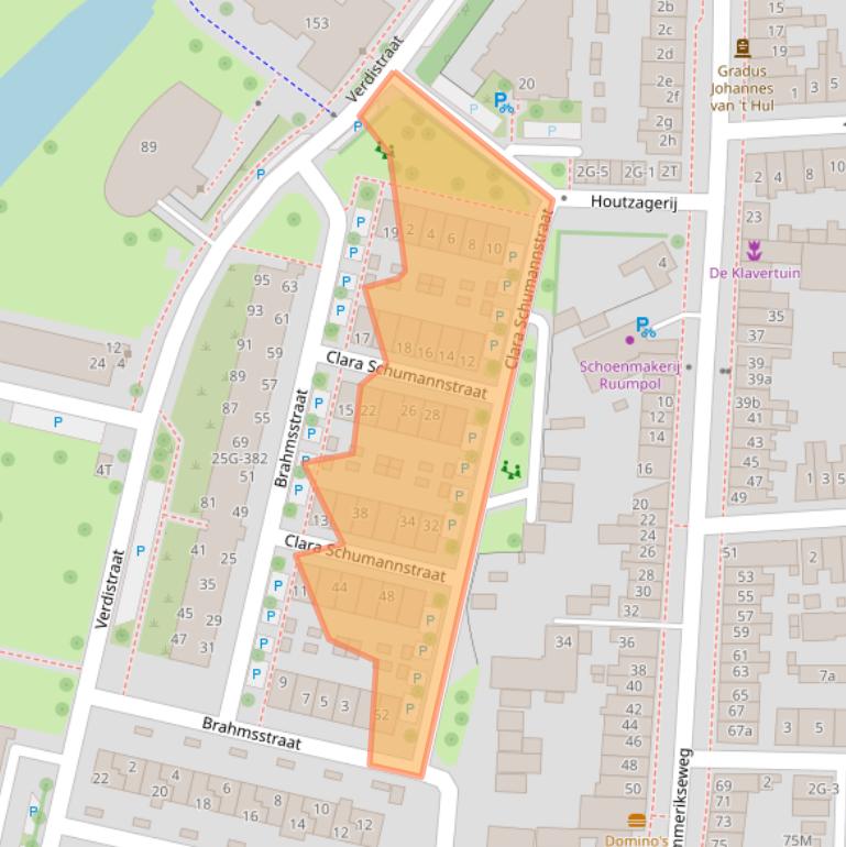 Kaart van postcodegebied 7204PV.