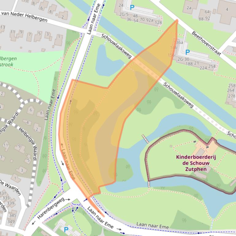 Kaart van postcodegebied 7204RH.