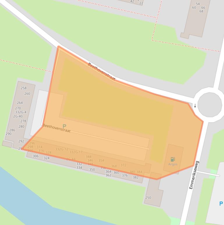 Kaart van postcodegebied 7204RN.