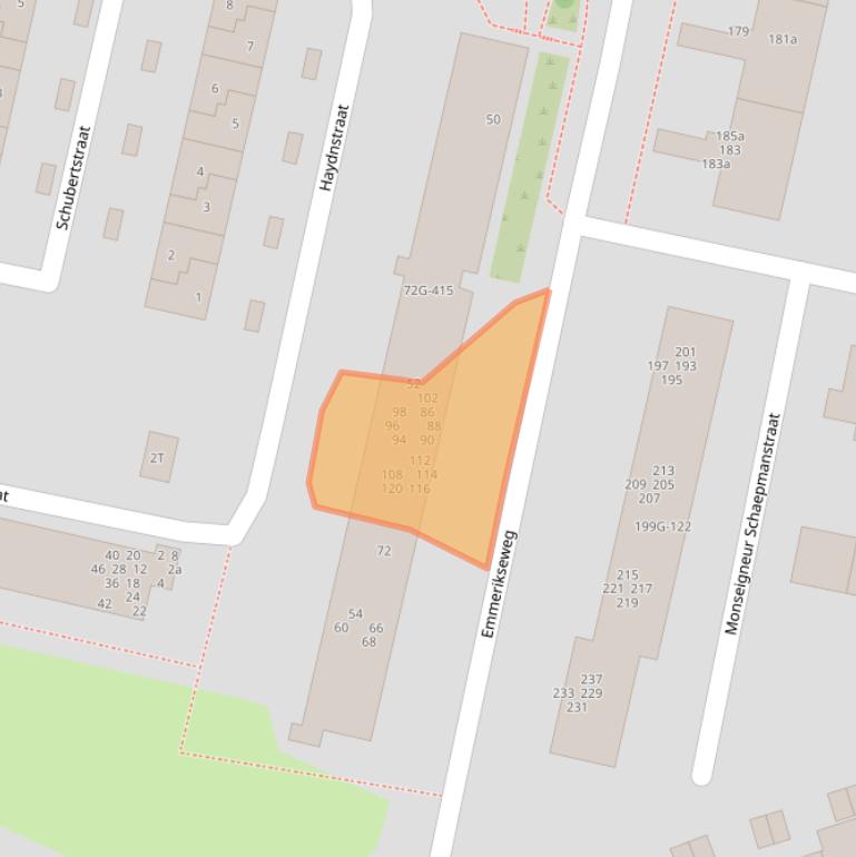 Kaart van postcodegebied 7204RV.