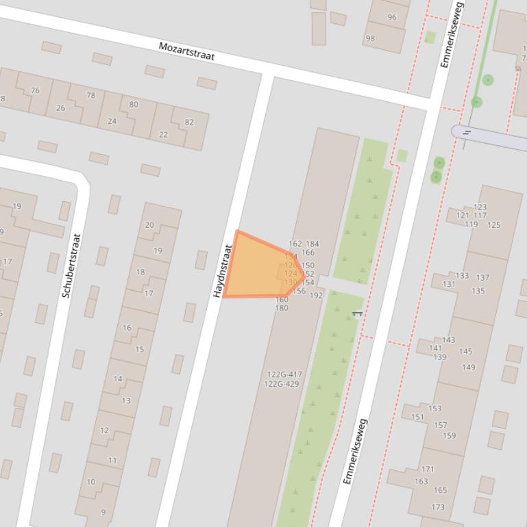 Kaart van postcodegebied 7204RW.