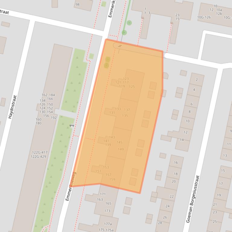 Kaart van postcodegebied 7204SH.
