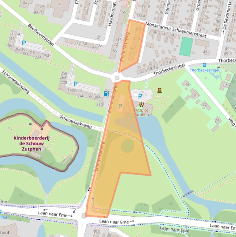 Kaart van postcodegebied 7204SK.