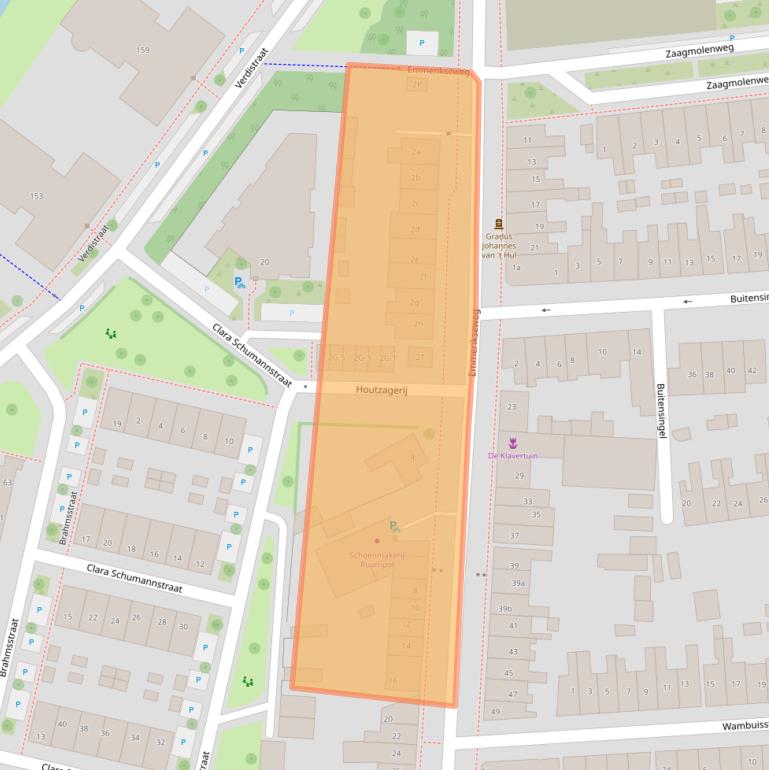 Kaart van postcodegebied 7204SL.