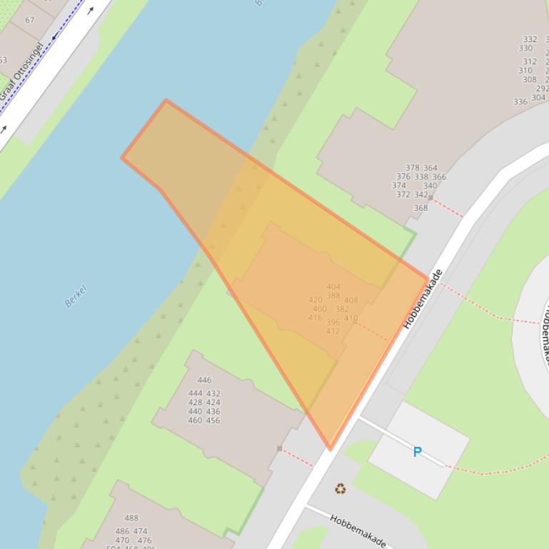 Kaart van postcodegebied 7204TE.