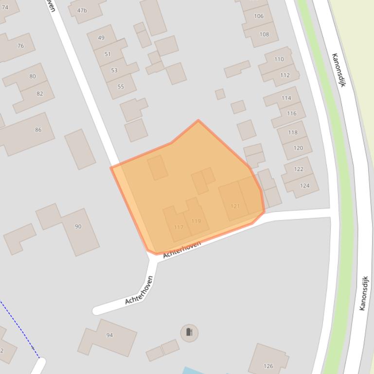 Kaart van postcodegebied 7205AL.