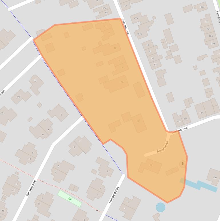 Kaart van postcodegebied 7205AP.