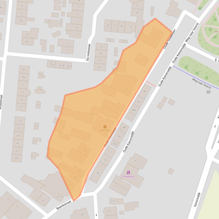 Kaart van postcodegebied 7205AS.