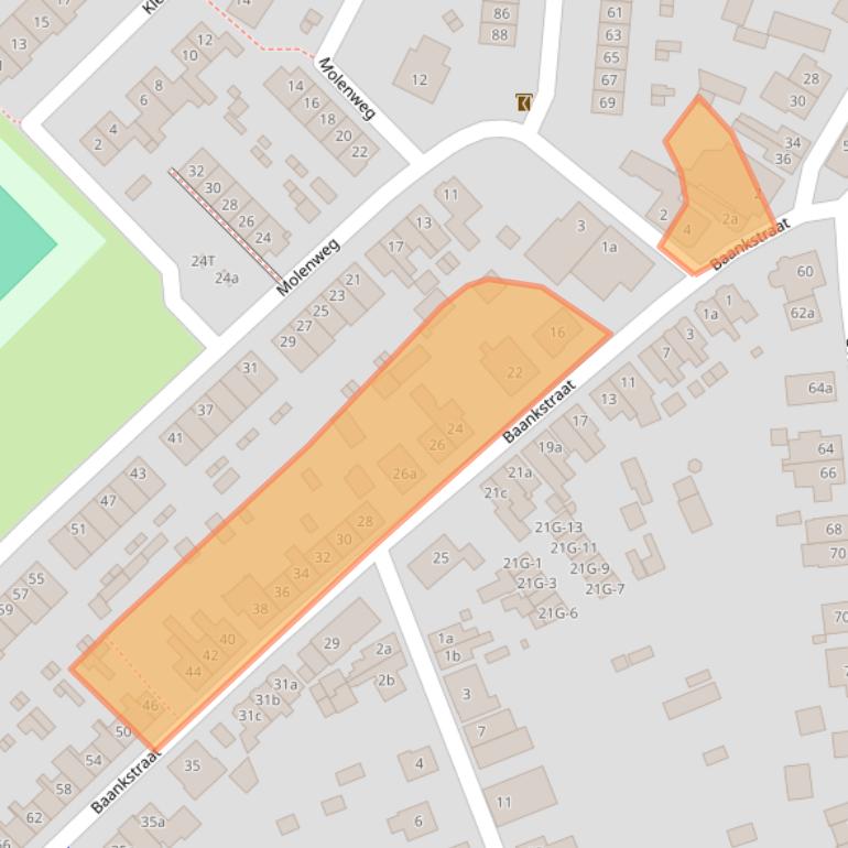 Kaart van postcodegebied 7205AW.