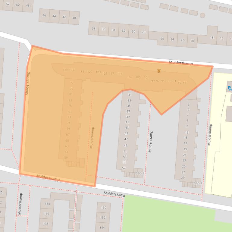 Kaart van postcodegebied 7205BT.