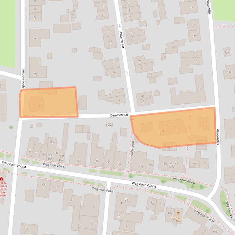 Kaart van postcodegebied 7205CB.