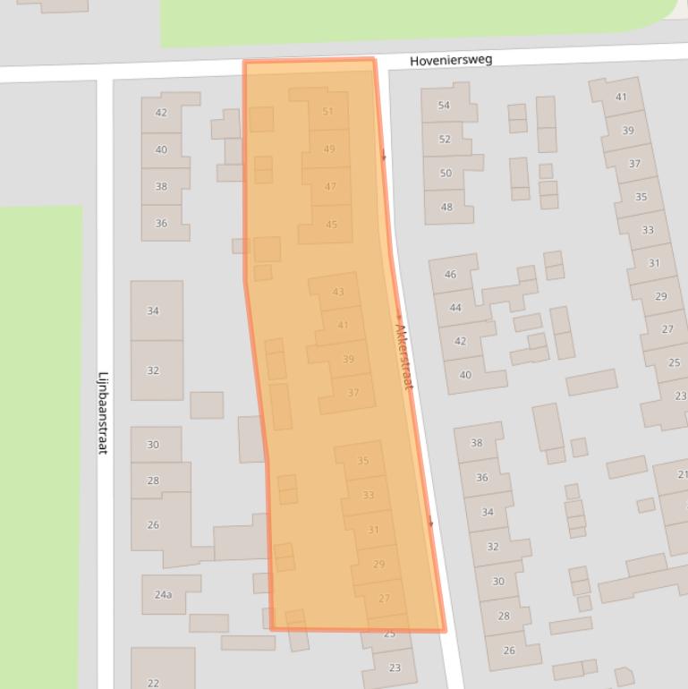 Kaart van postcodegebied 7205CD.