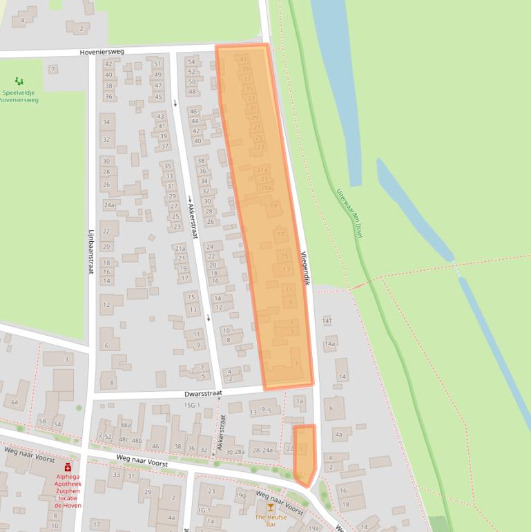 Kaart van postcodegebied 7205CH.