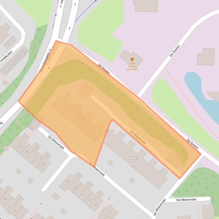 Kaart van postcodegebied 7206AH.