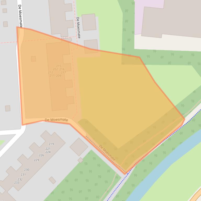 Kaart van postcodegebied 7206AP.