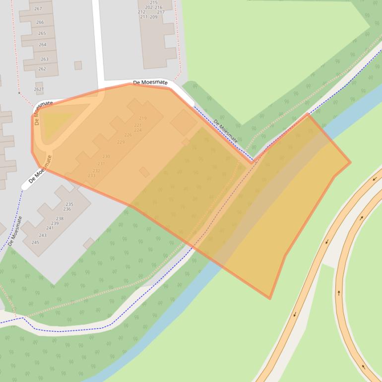 Kaart van postcodegebied 7206AR.