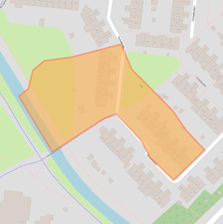 Kaart van postcodegebied 7206BM.