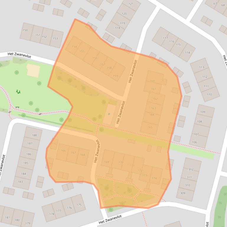 Kaart van postcodegebied 7206CJ.