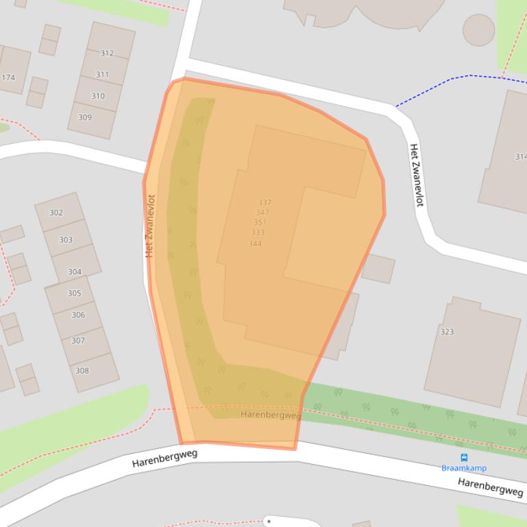 Kaart van postcodegebied 7206CT.