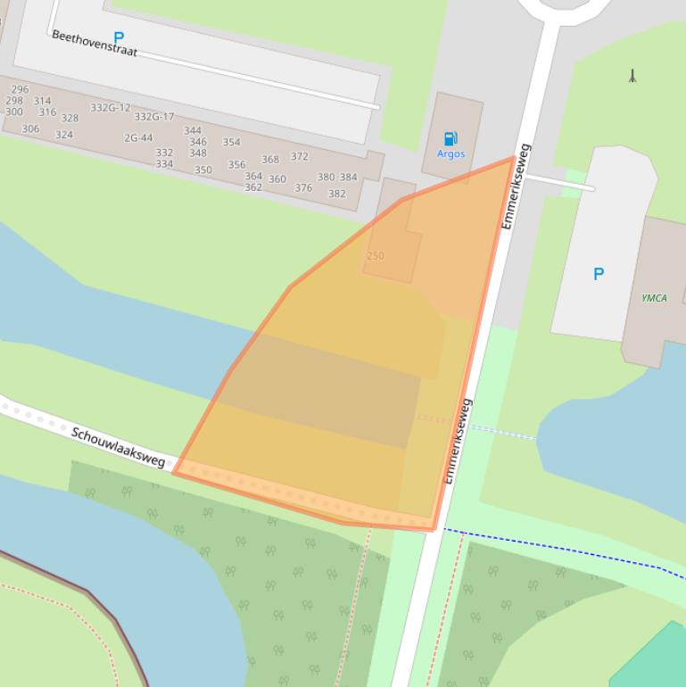 Kaart van postcodegebied 7206DD.