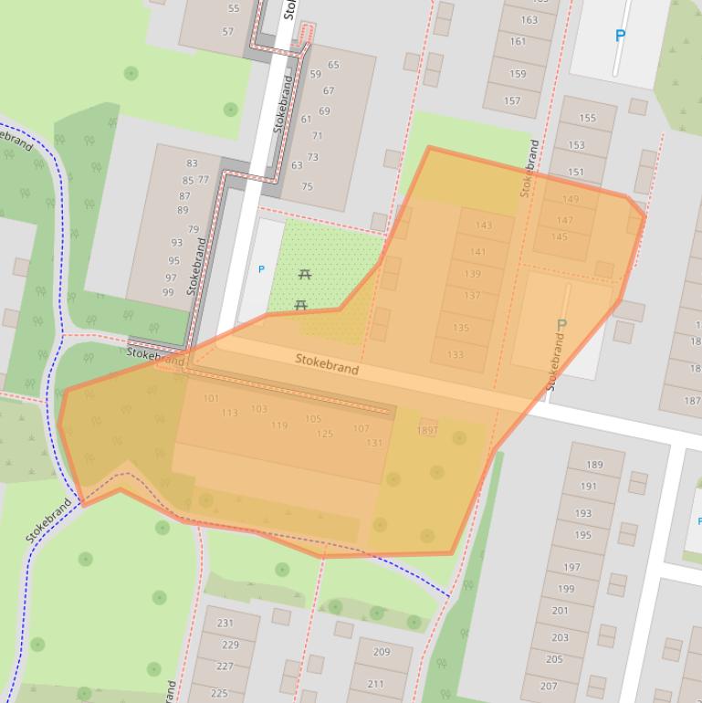 Kaart van postcodegebied 7206EC.