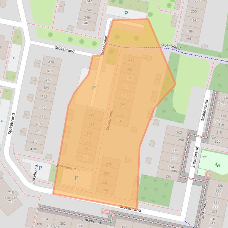 Kaart van postcodegebied 7206EM.