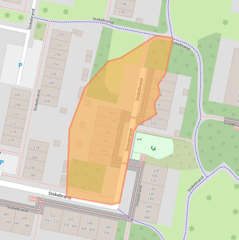 Kaart van postcodegebied 7206EN.