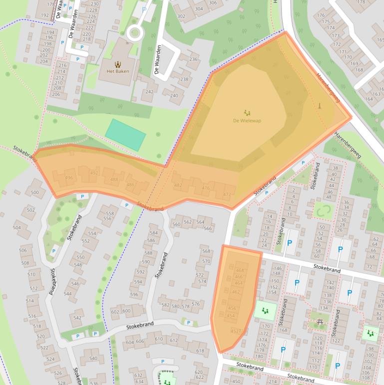 Kaart van postcodegebied 7206ES.