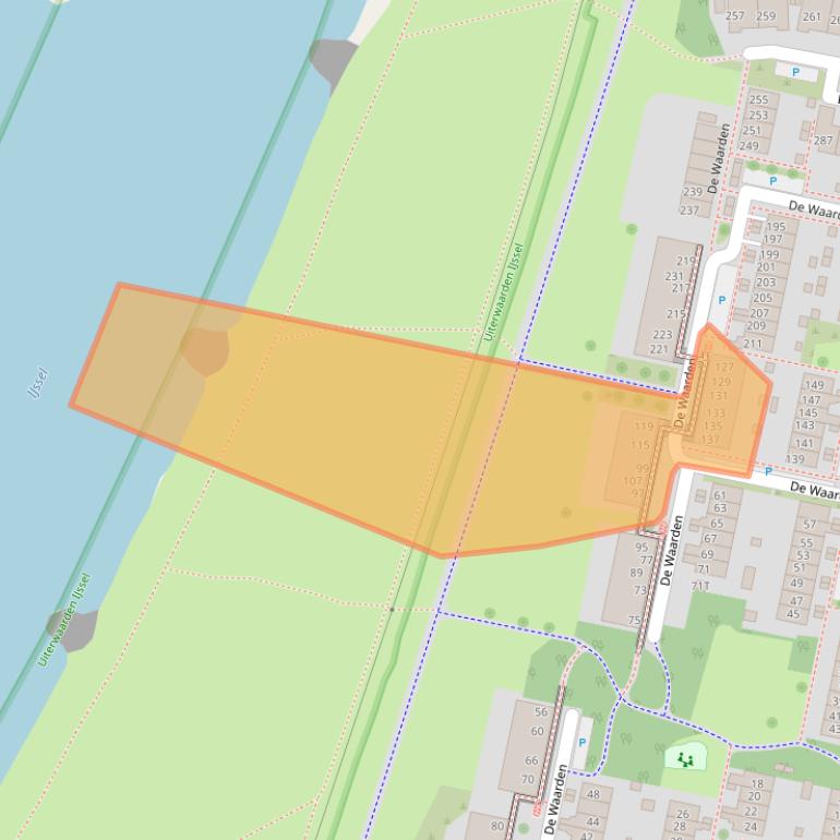 Kaart van postcodegebied 7206GC.