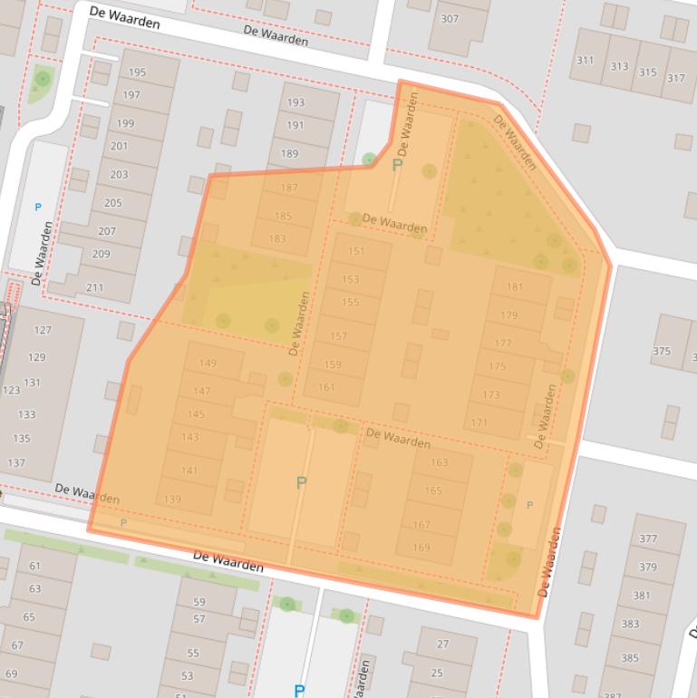 Kaart van postcodegebied 7206GD.