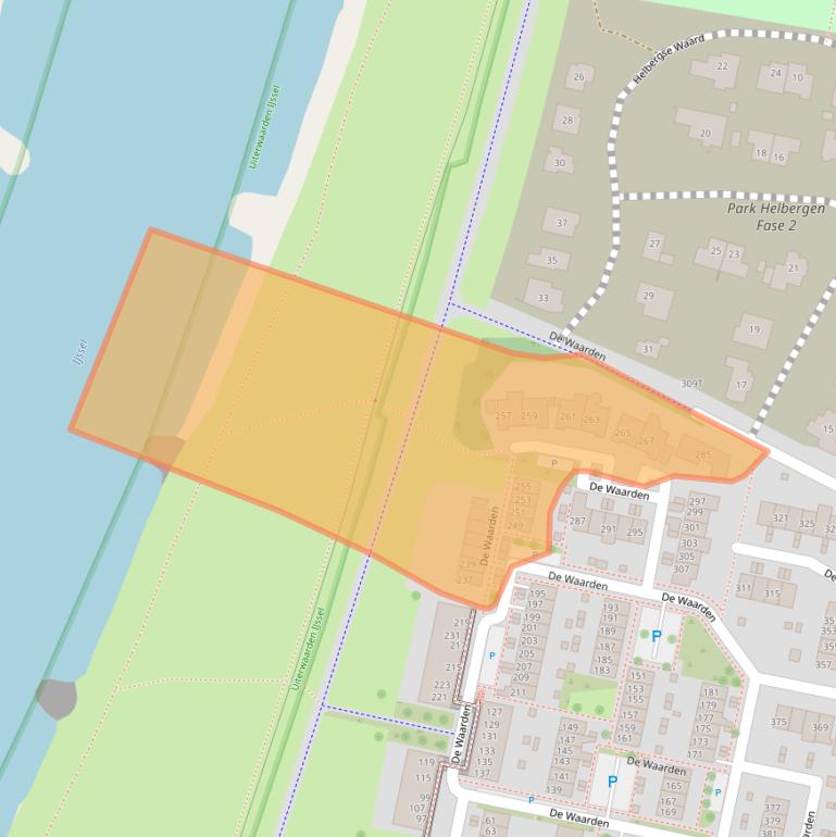 Kaart van postcodegebied 7206GG.