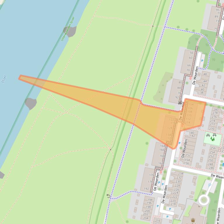 Kaart van postcodegebied 7206GK.