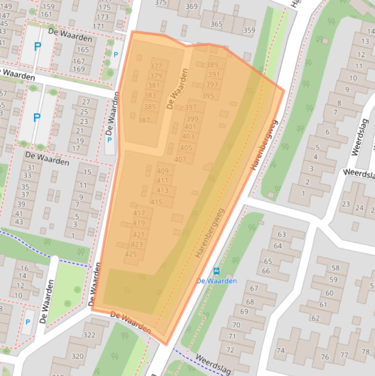 Kaart van postcodegebied 7206GX.