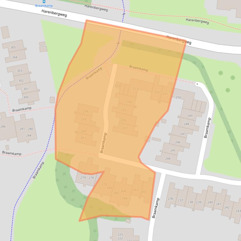 Kaart van postcodegebied 7206HM.