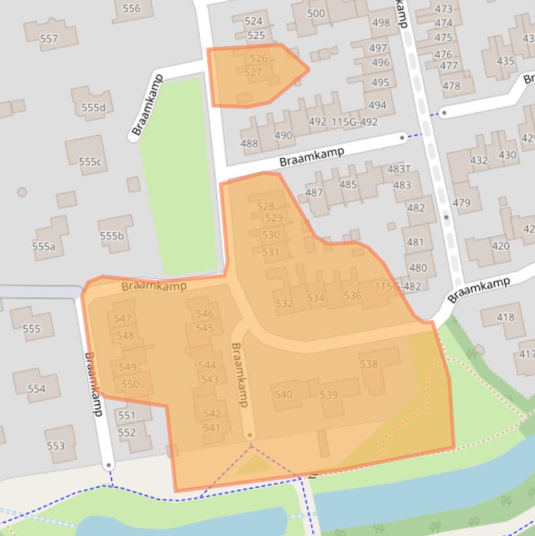 Kaart van postcodegebied 7206JB.