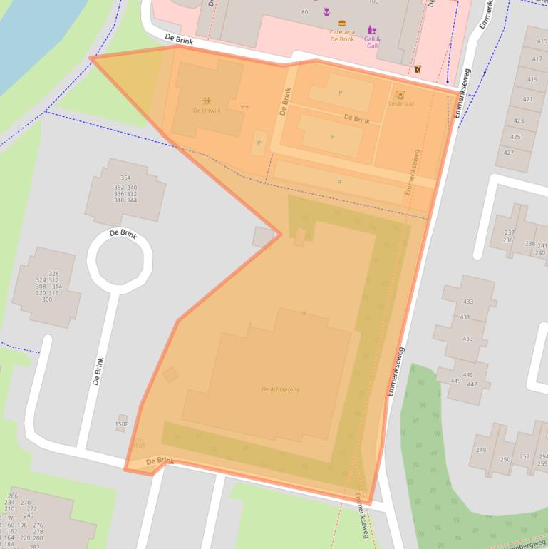 Kaart van postcodegebied 7206KD.